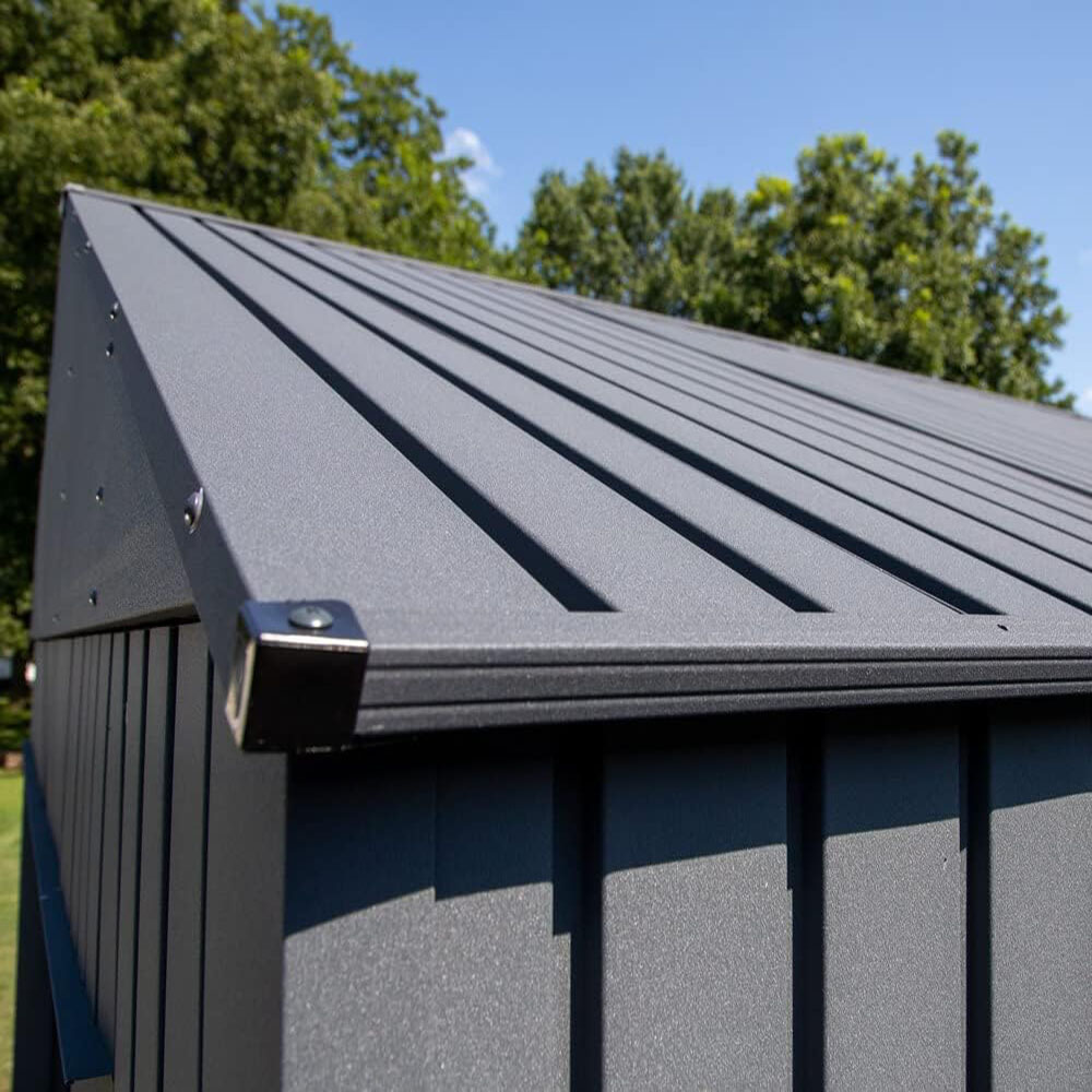 Sojag, Everest Galvalume Steel with Extra Tall Walls Garage Storage Building