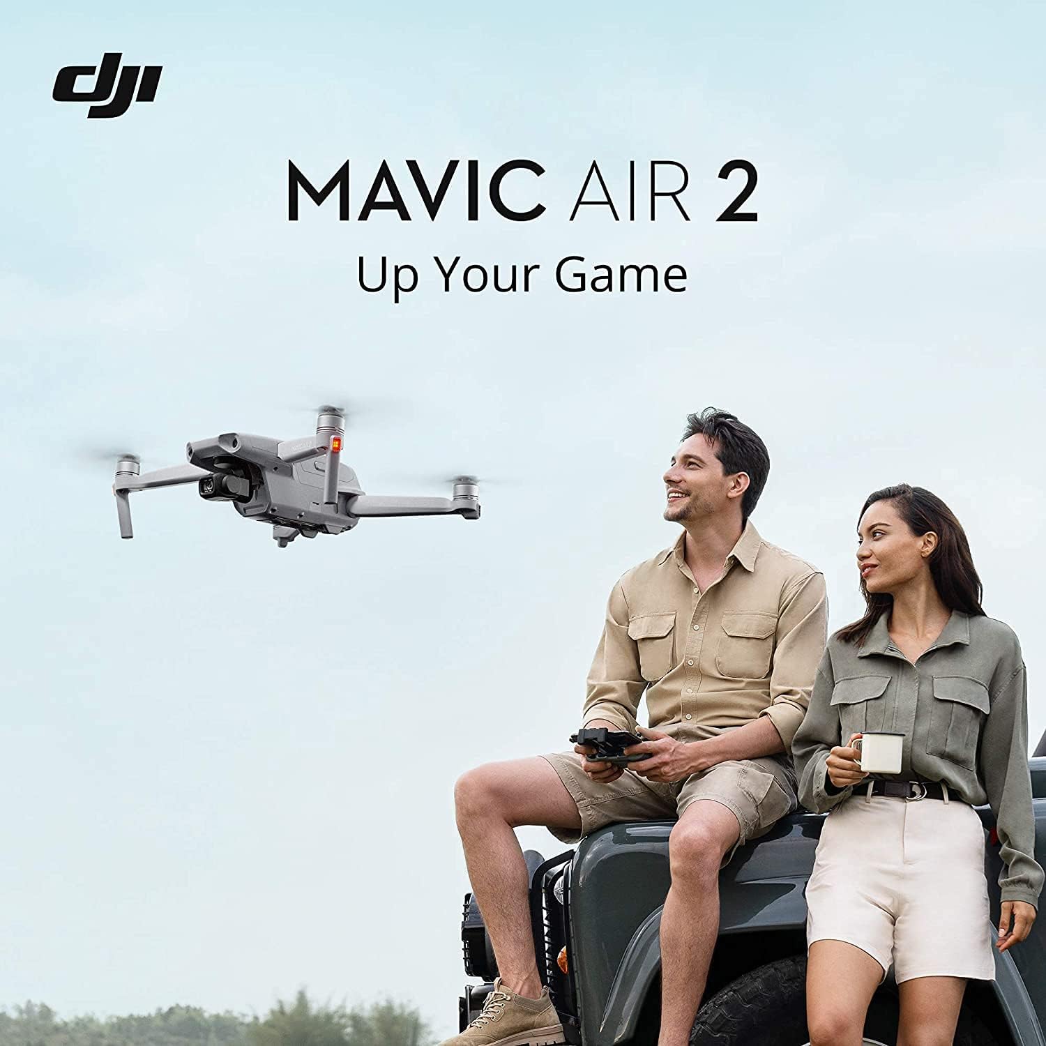 DJI Mavic Air 2 Fly More Combo - Drone Quadcopter UAV with 48MP Camera 4K Video 1/2 inch CMOS Sensor 3-Axis Gimbal 34min Flight Time ActiveTrack 3.0 - Grey