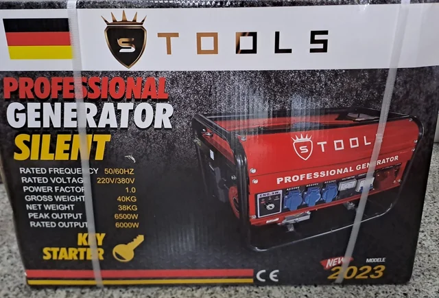 URUSANA Generator Inverter Silent 4900 Watt 6.5 Horsepower Generator, 4-Stroke Engine, ERD-9500